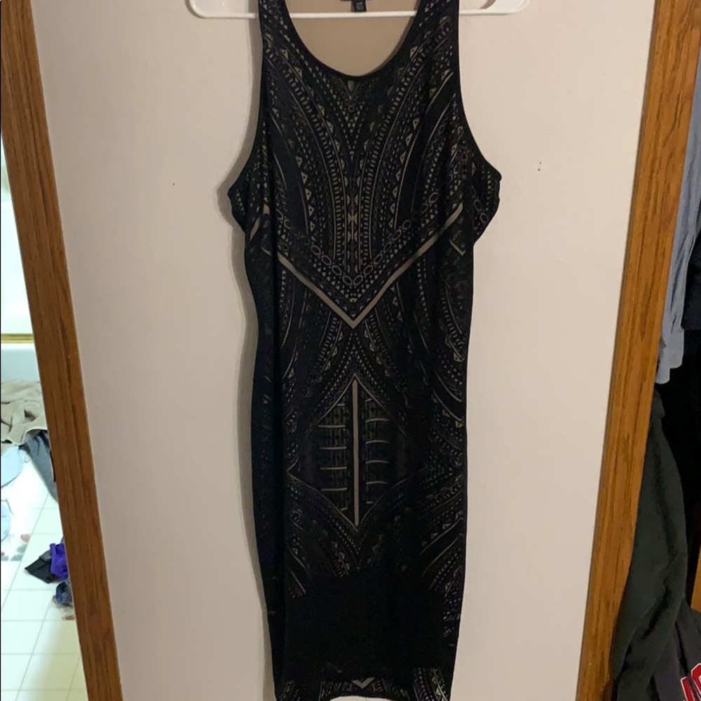5/$20 Black and Tan sleeveless dress